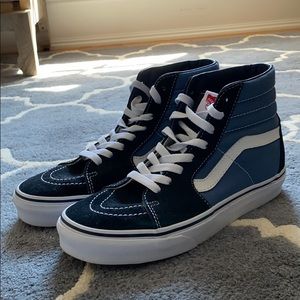 Vans High Top Blue/white